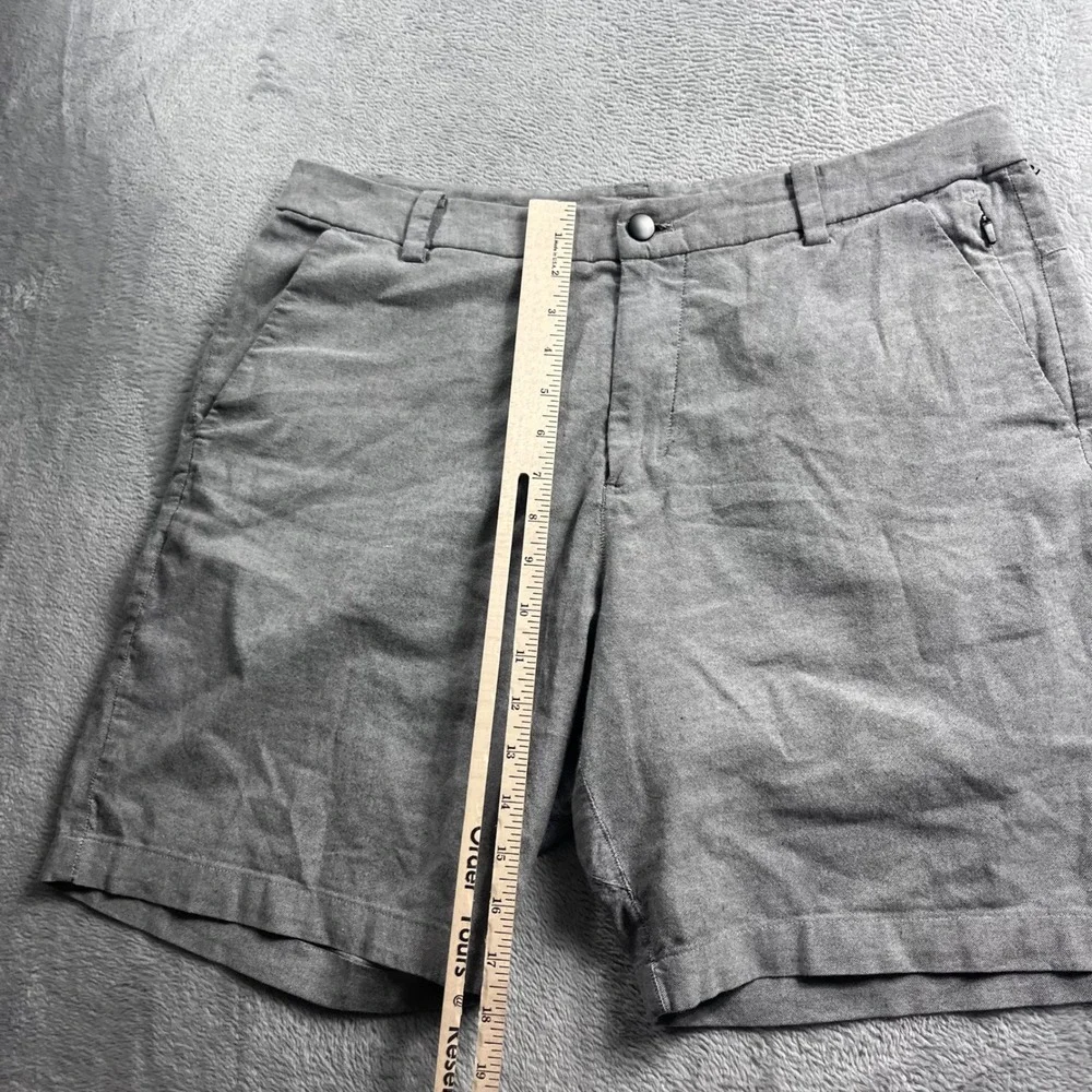 Lululemon Commission Short Classic 9 Warpstreme Grey Mens 34 LM7AFZS